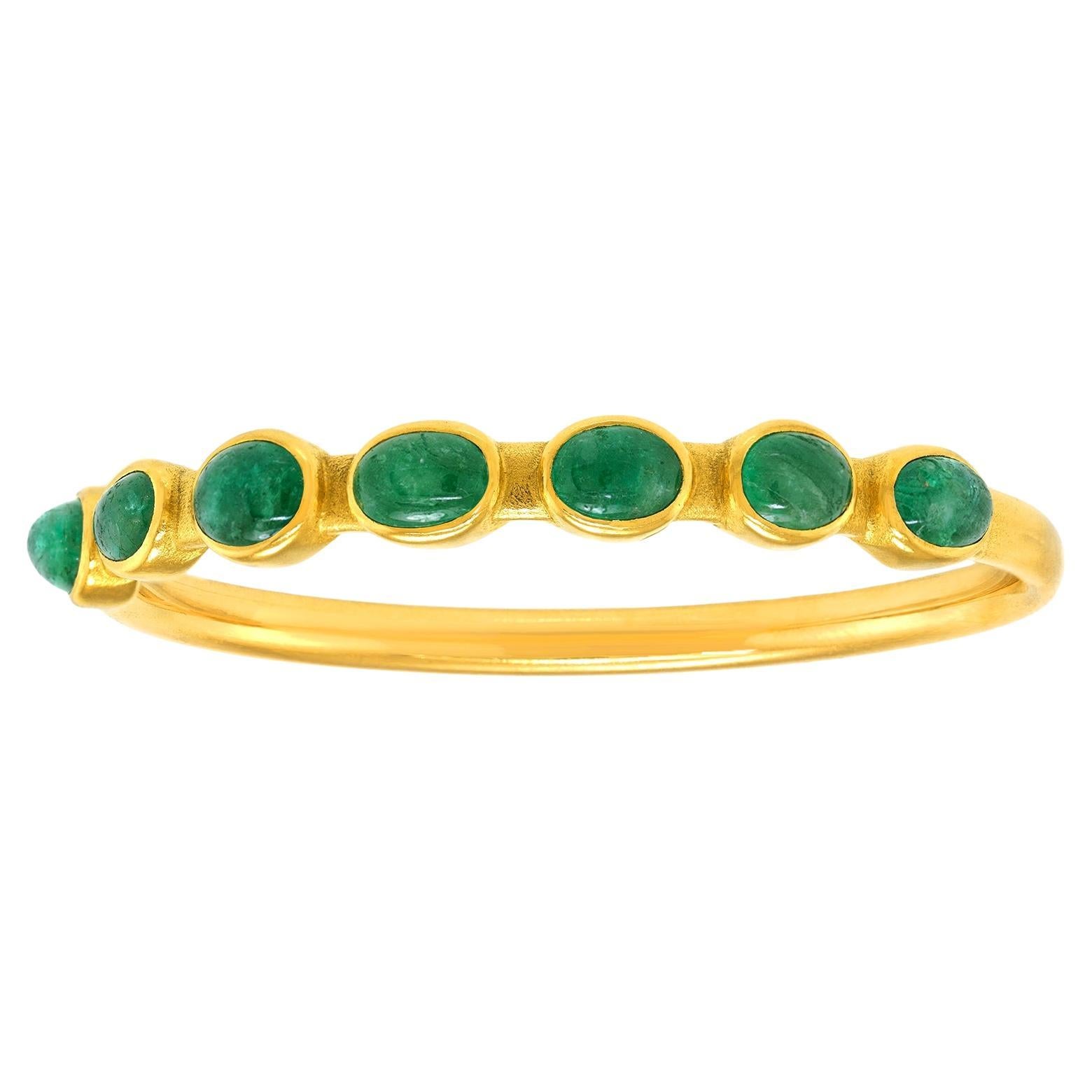 One-of-a-kind Michael Zobel Modernist Gold Bracelet For Sale