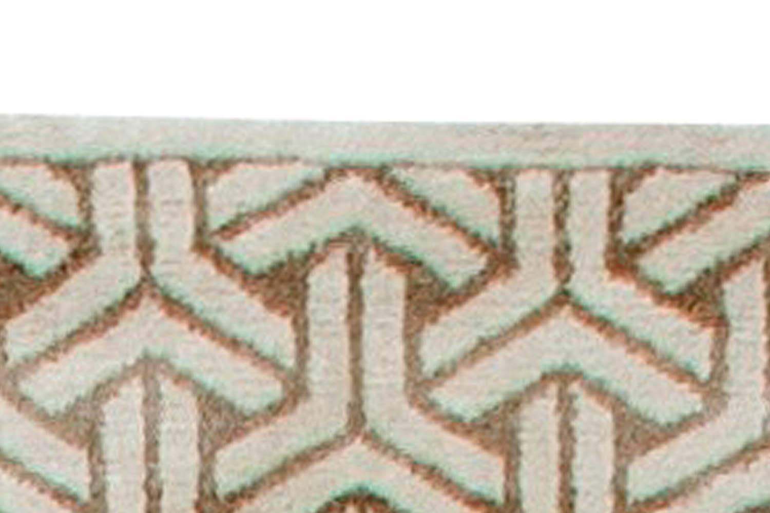 Annodato a mano Runner in lana dal design moderno e unico Chromosomes di Doris Leslie Blau in vendita