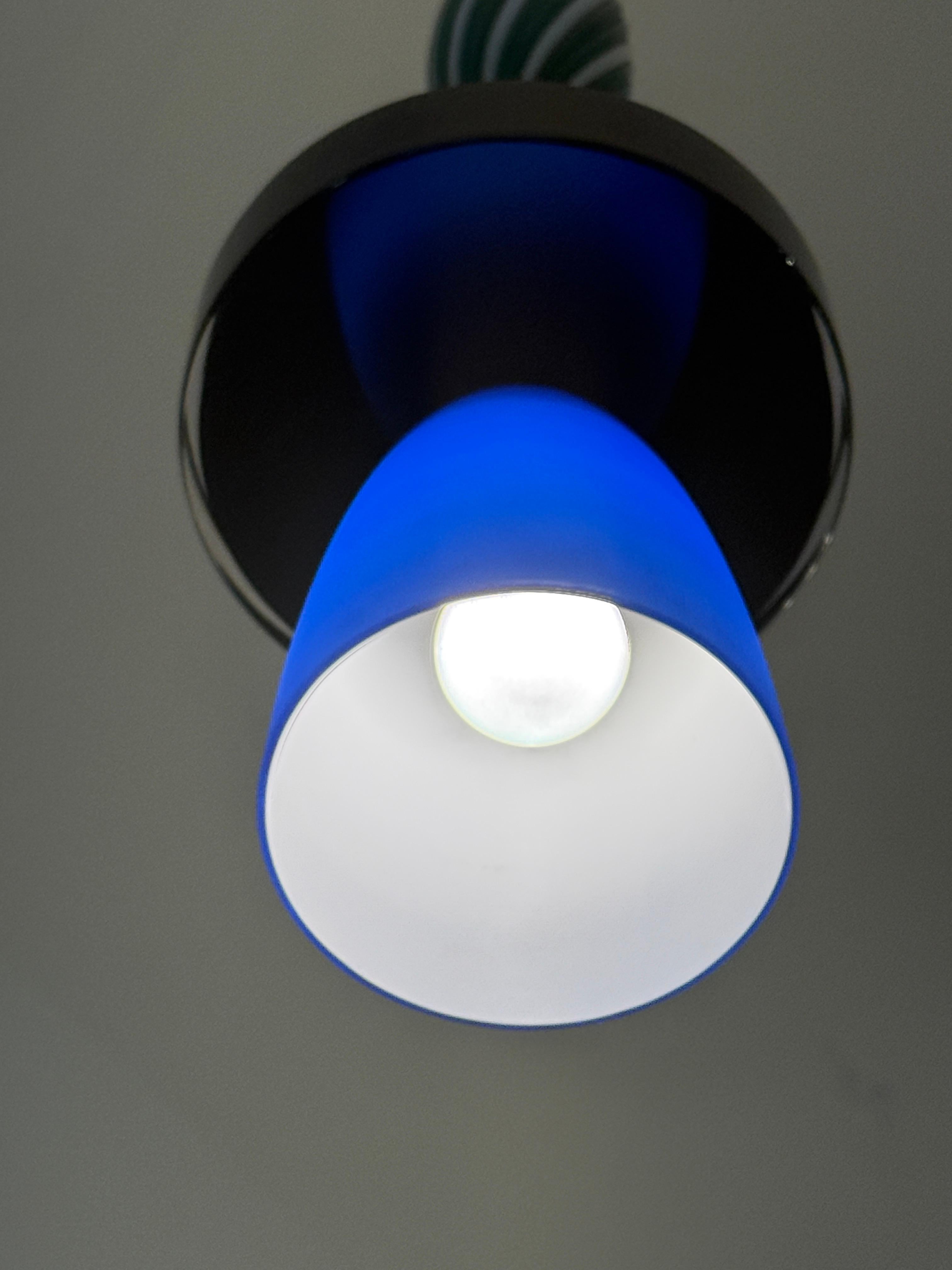 Contemporary One-of-a-kind Murano Multi-Colored Italian Pendant Light For Sale