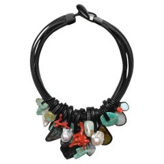 One-of-a-Kind Necklace in Mixed Materials from the Danish Brand Monies
