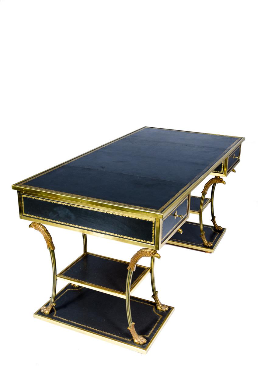 Mid-20th Century One of a Kind Neoclassical Desk by Maison Ramsay