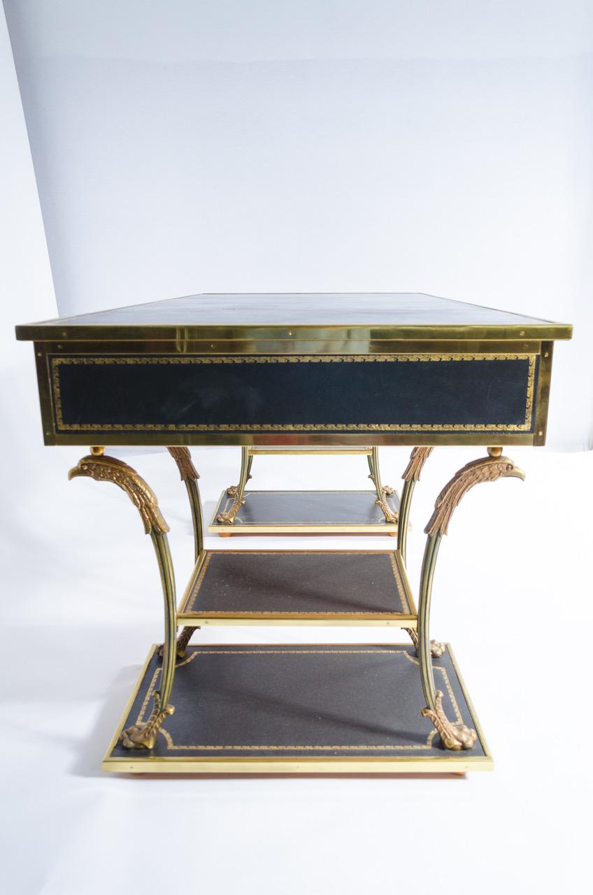 Bronze One of a Kind Neoclassical Desk by Maison Ramsay