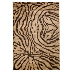 One-of-a-Kind Oriental Serapi Wool Hand Knotted Area Rug, Mocha