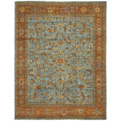 One-of-a-Kind Oriental Serapi Wool Hand Knotted Area Rug, Robin