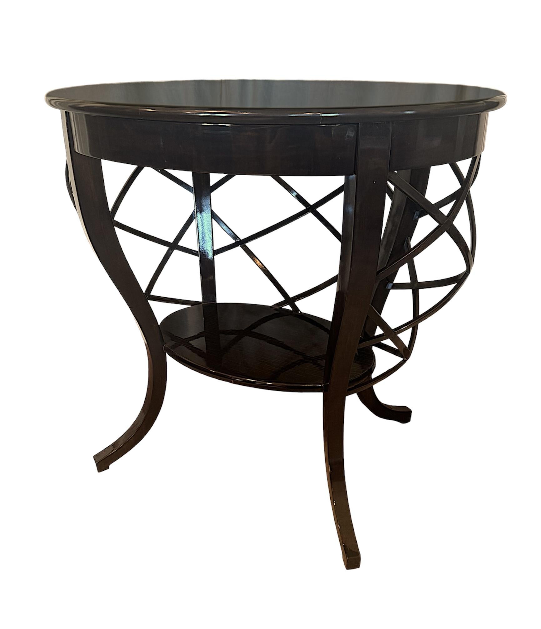 20th Century One-of-a-kind Oval Side Table by Luis Rossi For Sale