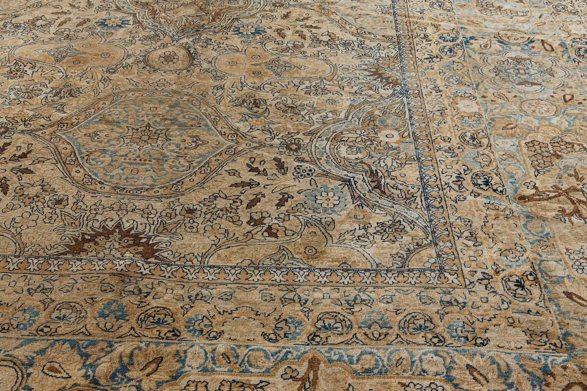 Oversized 19th Century Persian Kirman Carpet For Sale 2