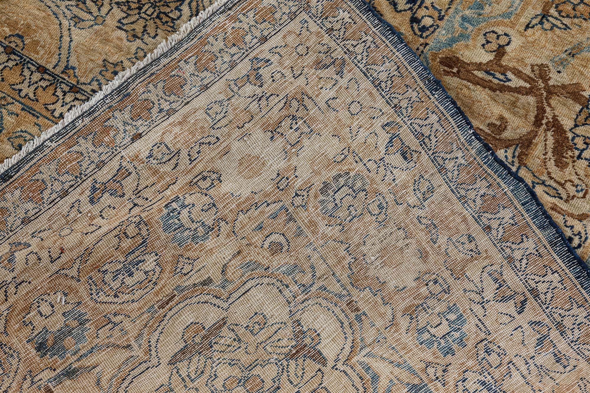Oversized 19th Century Persian Kirman Carpet For Sale 3
