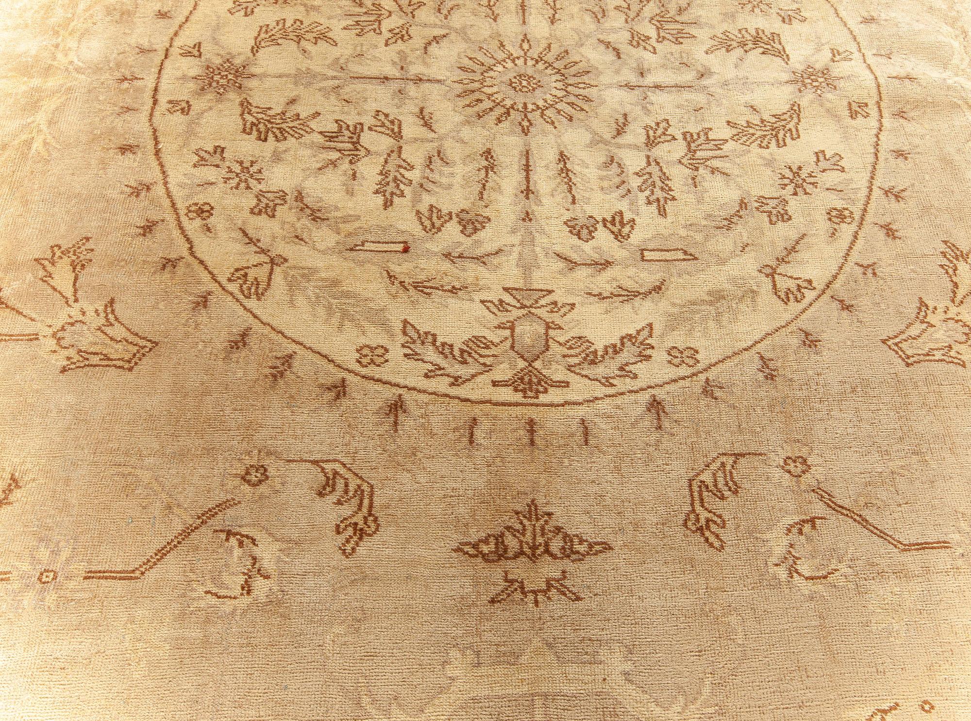 Doris Leslie Blau Oversized Antique Turkish Borlou Rug For Sale 3