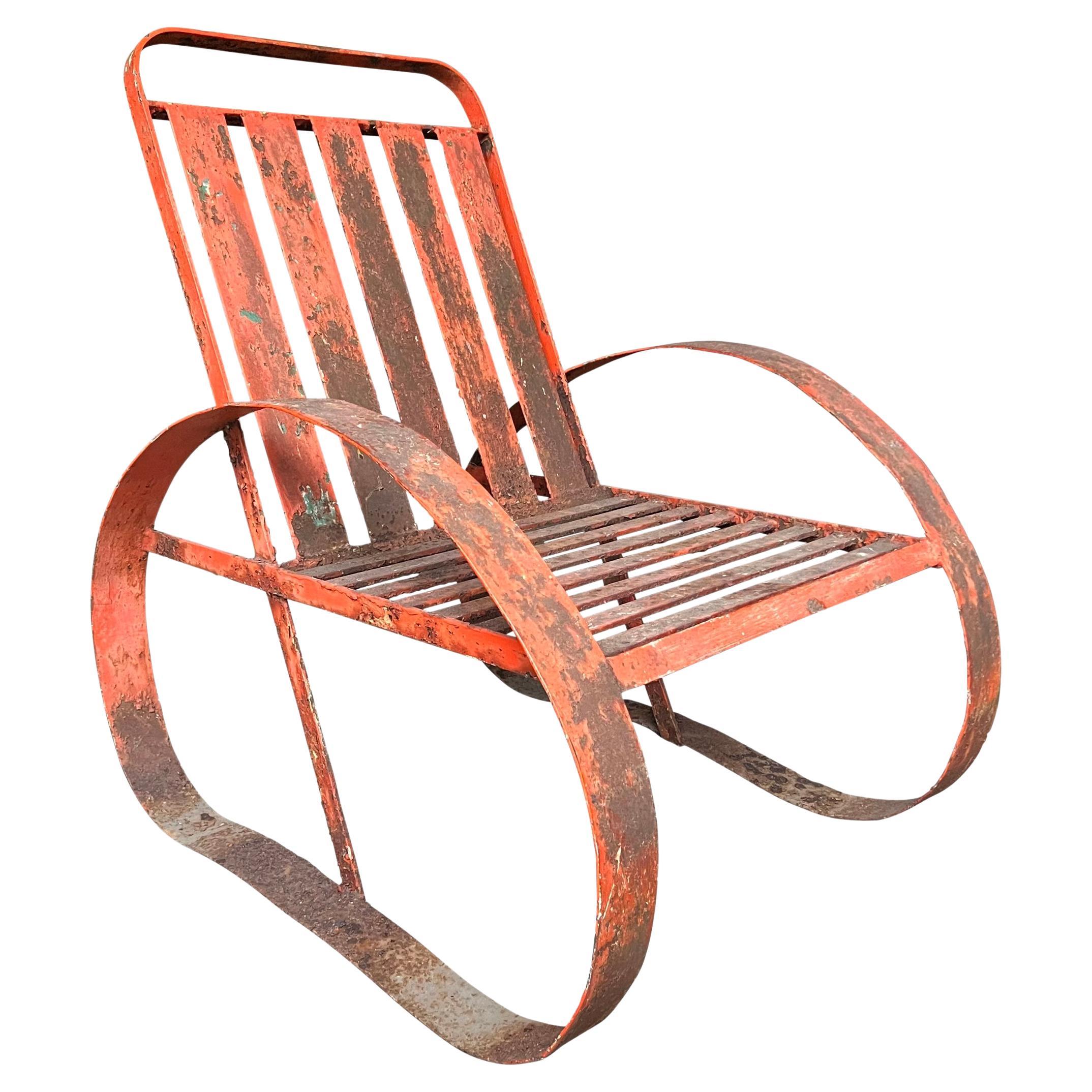 One-of-a-Kind Oversized Outdoor Lounge Chair For Sale at 1stDibs