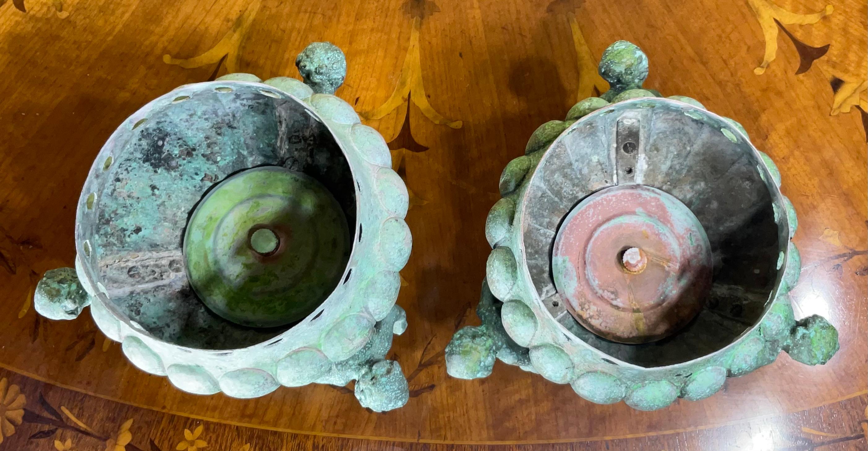 One Of A Kind Pair of 19th Century Architectural Bronze Element For Sale 4