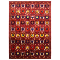 One-of-a-Kind Patterned 
Floral Wool Handmade Area Rug, Multi, 10
 1 x 14
 2