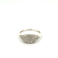 One of a Kind Pavé Signet Ring