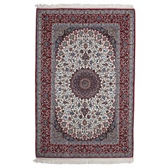 One-of-a-Kind Persian Isfahan Wool Hand Knotted Area Rug, Multi One-of-a-Kind Persian Isfahan Wool Hand Knotted Area Rug, Multi