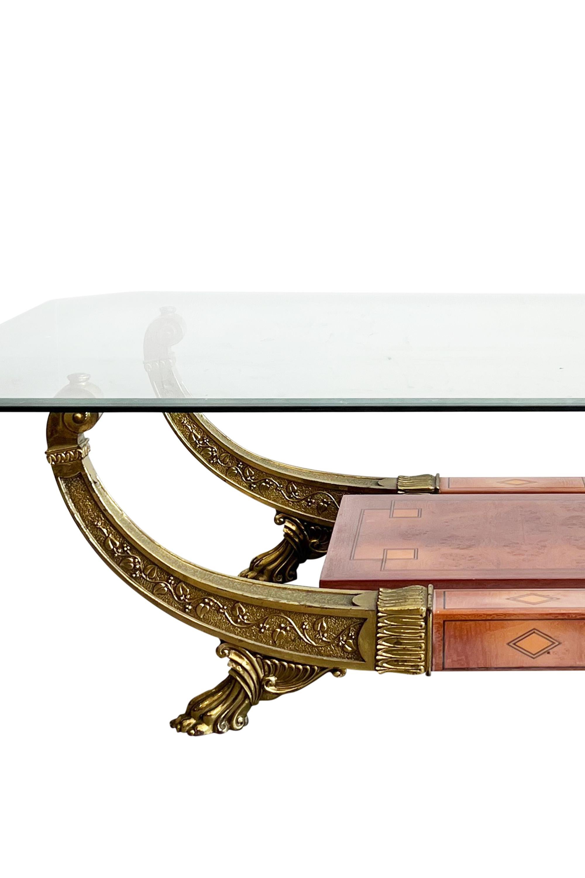 Mid-Century Modern One of a Kind Phyllis Morris Sled Shaped Coffee Table 1970's For Sale