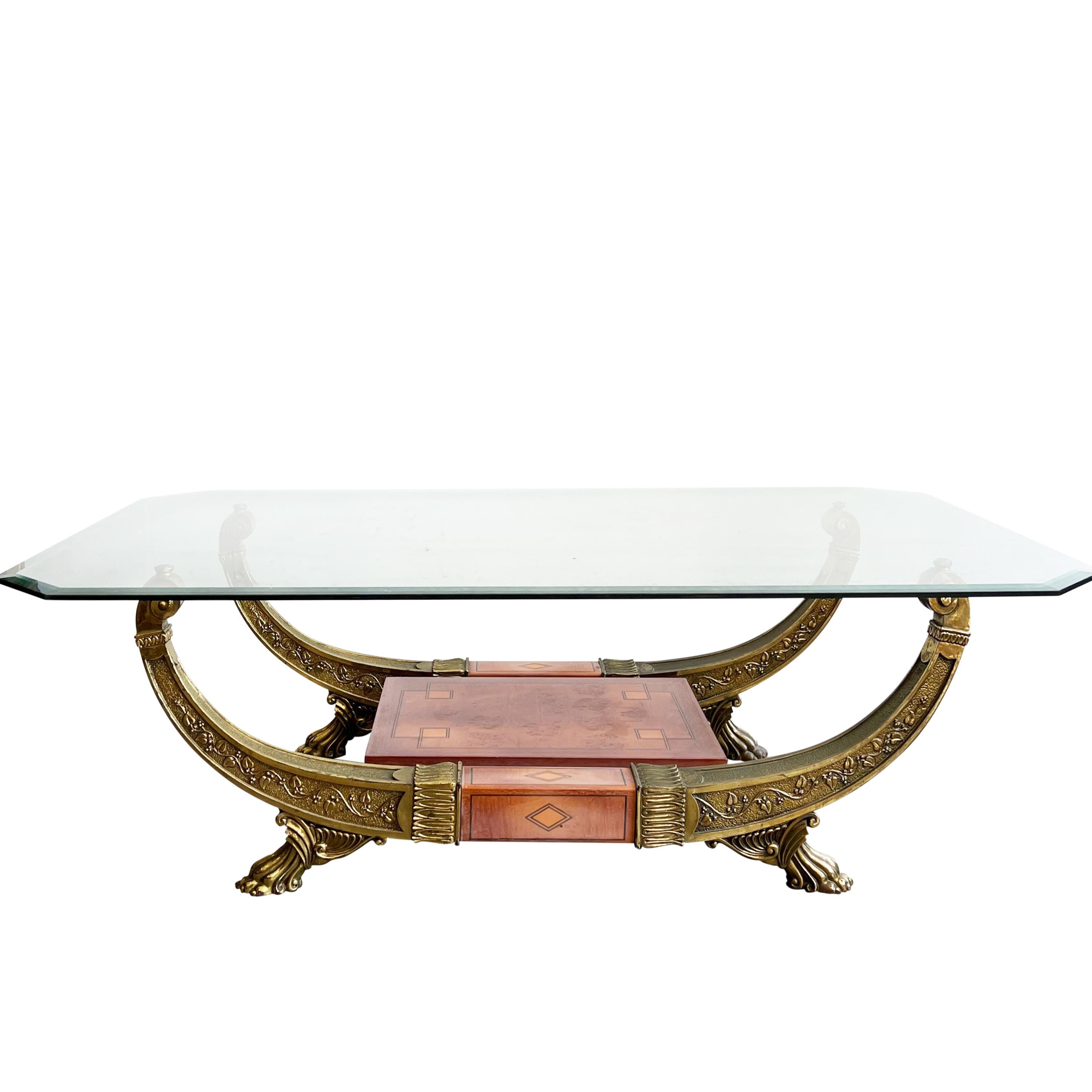 20th Century One of a Kind Phyllis Morris Sled Shaped Coffee Table 1970's For Sale