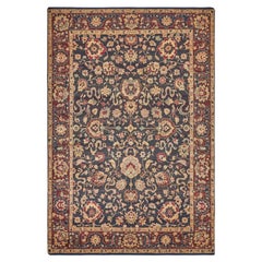 ONE-OF-A-KIND Rare Antique Weave Agra Hand Knotted Brown Rug - 10'x14'3"