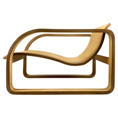 Chaise longue sculpturale unique en son genre des années 1990