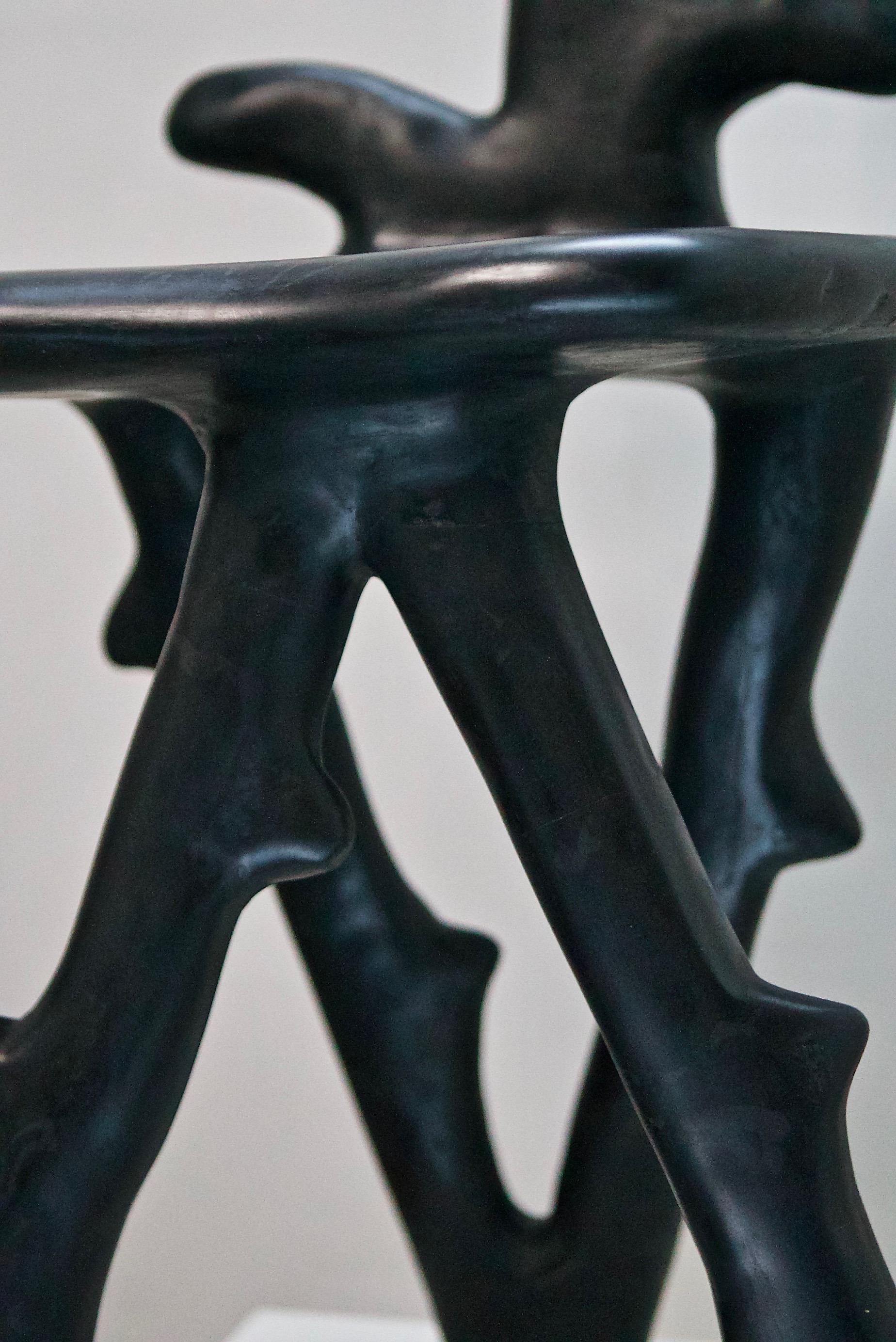 Modern One of a kind sculptural chair, handcrafted For Sale