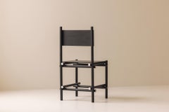 One-of-a-kind sculptural chair in the taste of Rietveld, circa 1980s