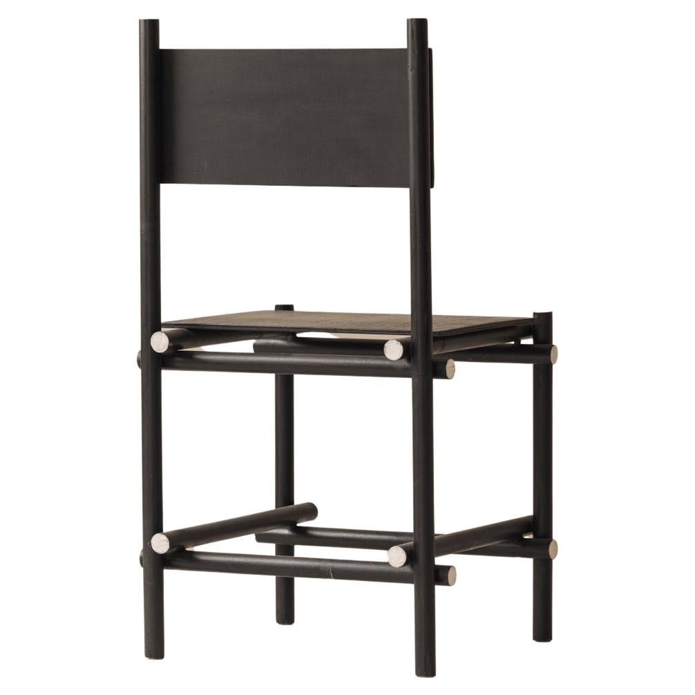 One-of-a-kind sculptural chair in the taste of Rietveld, circa 1980s