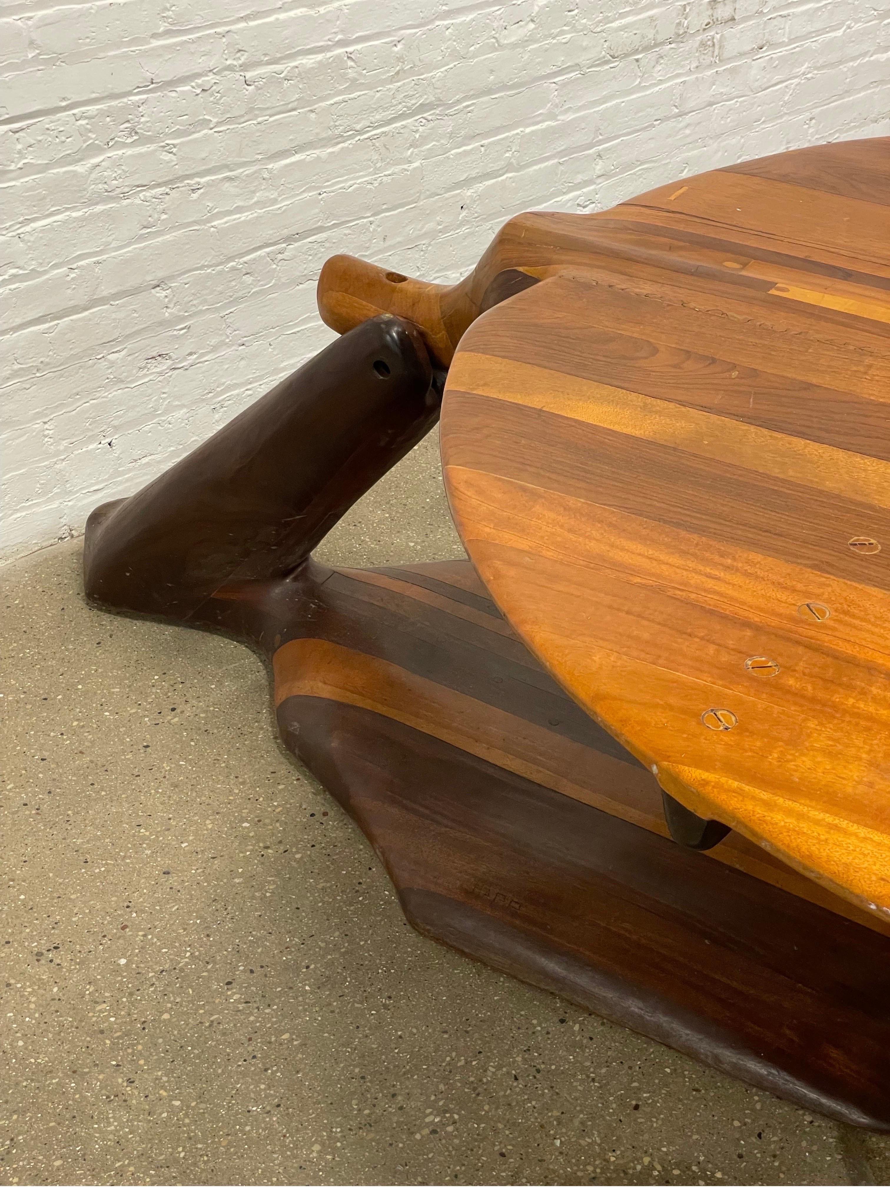One Of A Kind Sculptural Studio Craft Dining Table For Sale 2