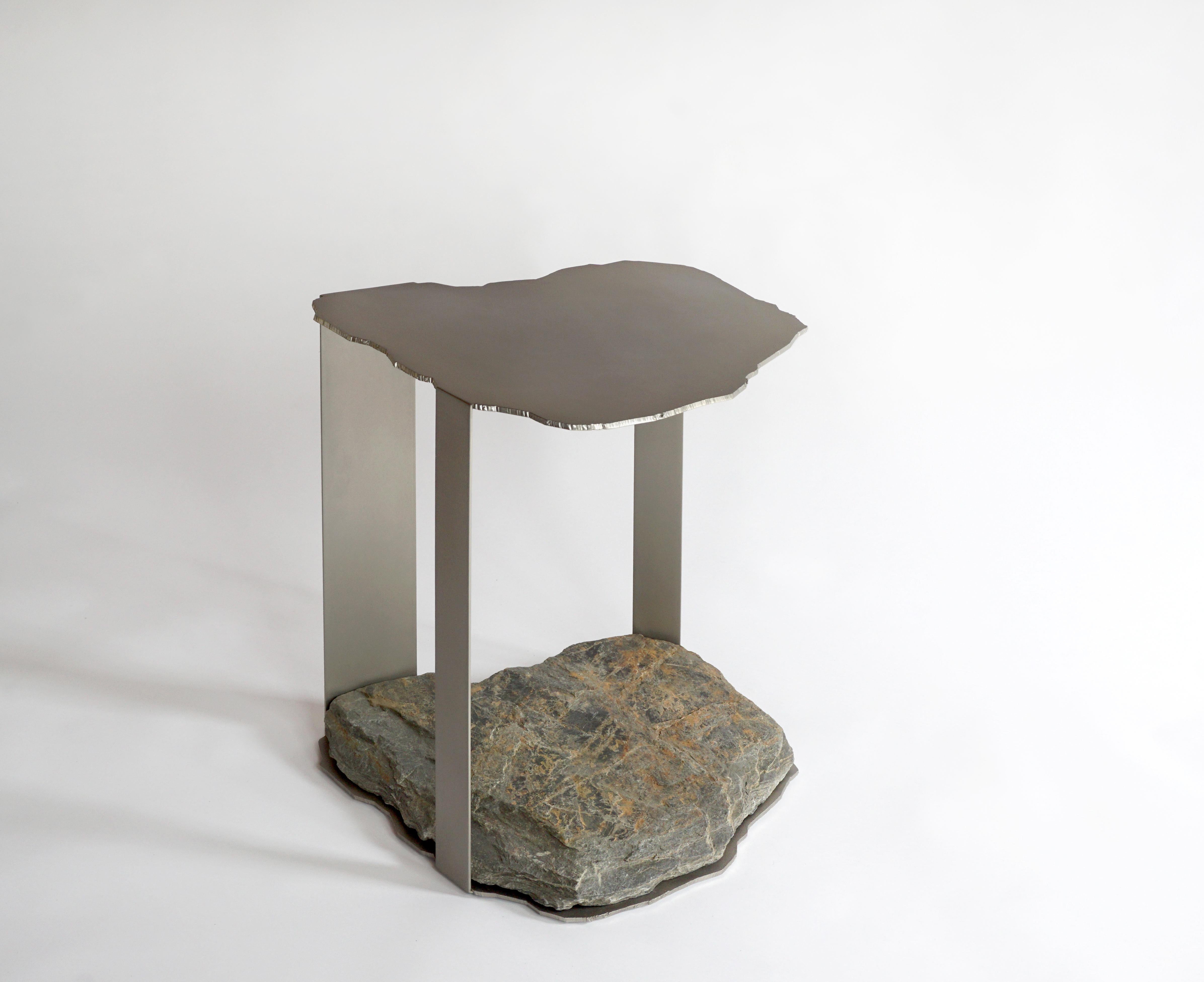 Post-Modern One-of-a-kind Missisquoi Side Table (№ 10) by Simon Johns For Sale