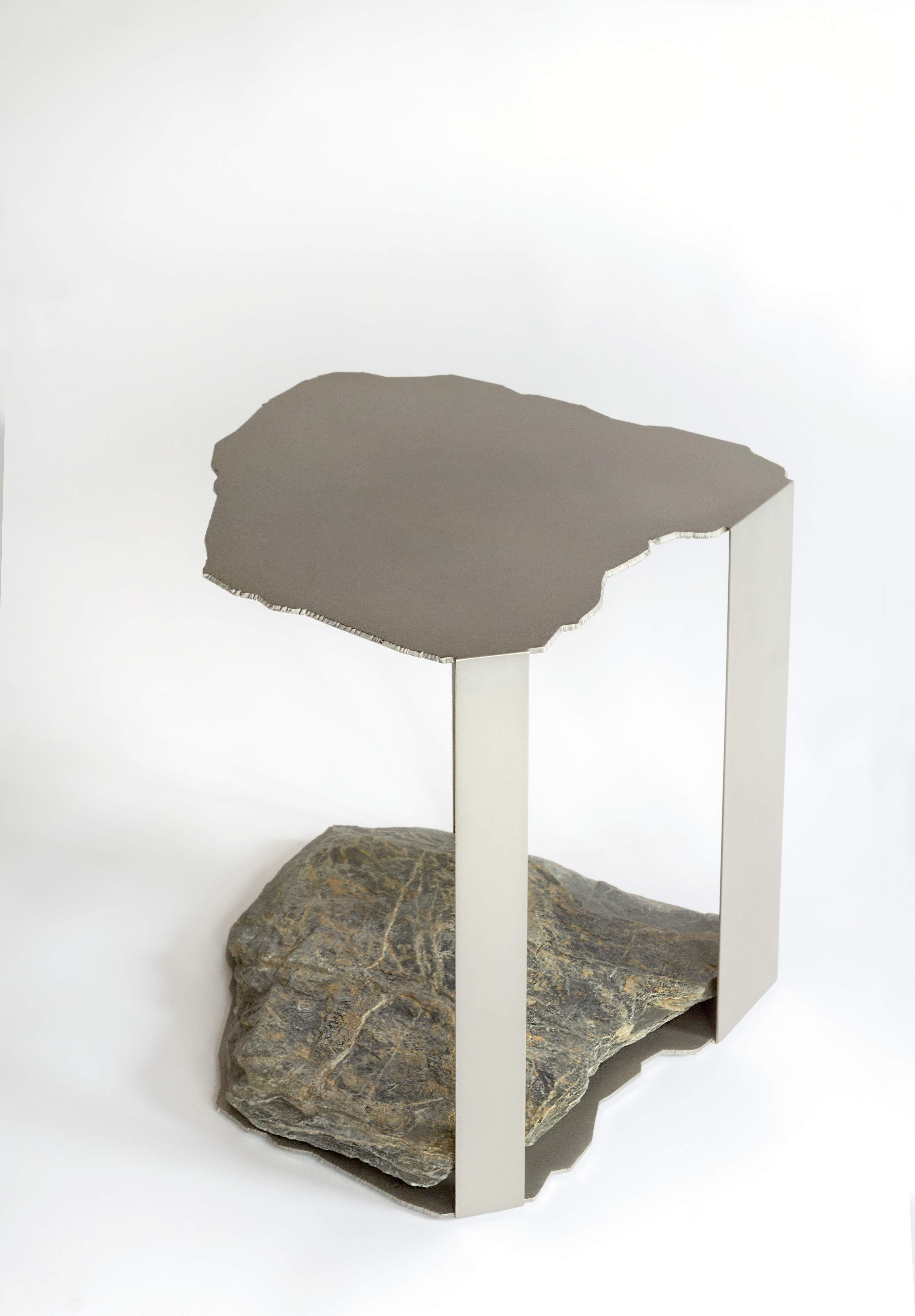 Canadian One-of-a-kind Missisquoi Side Table (№ 10) by Simon Johns For Sale