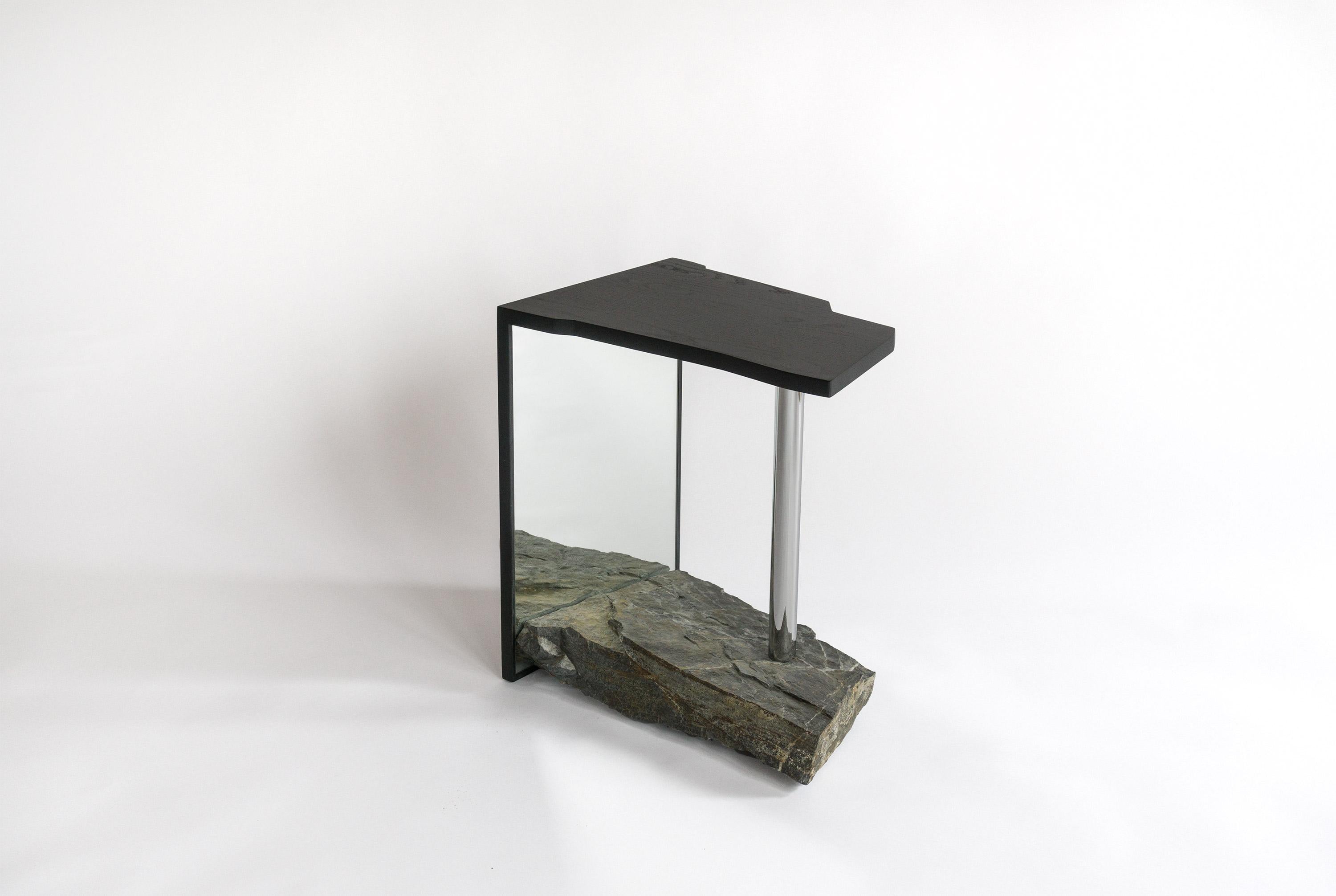 Post-Modern One-of-a-kind Missisquoi Side Table (№ 11) by Simon Johns For Sale