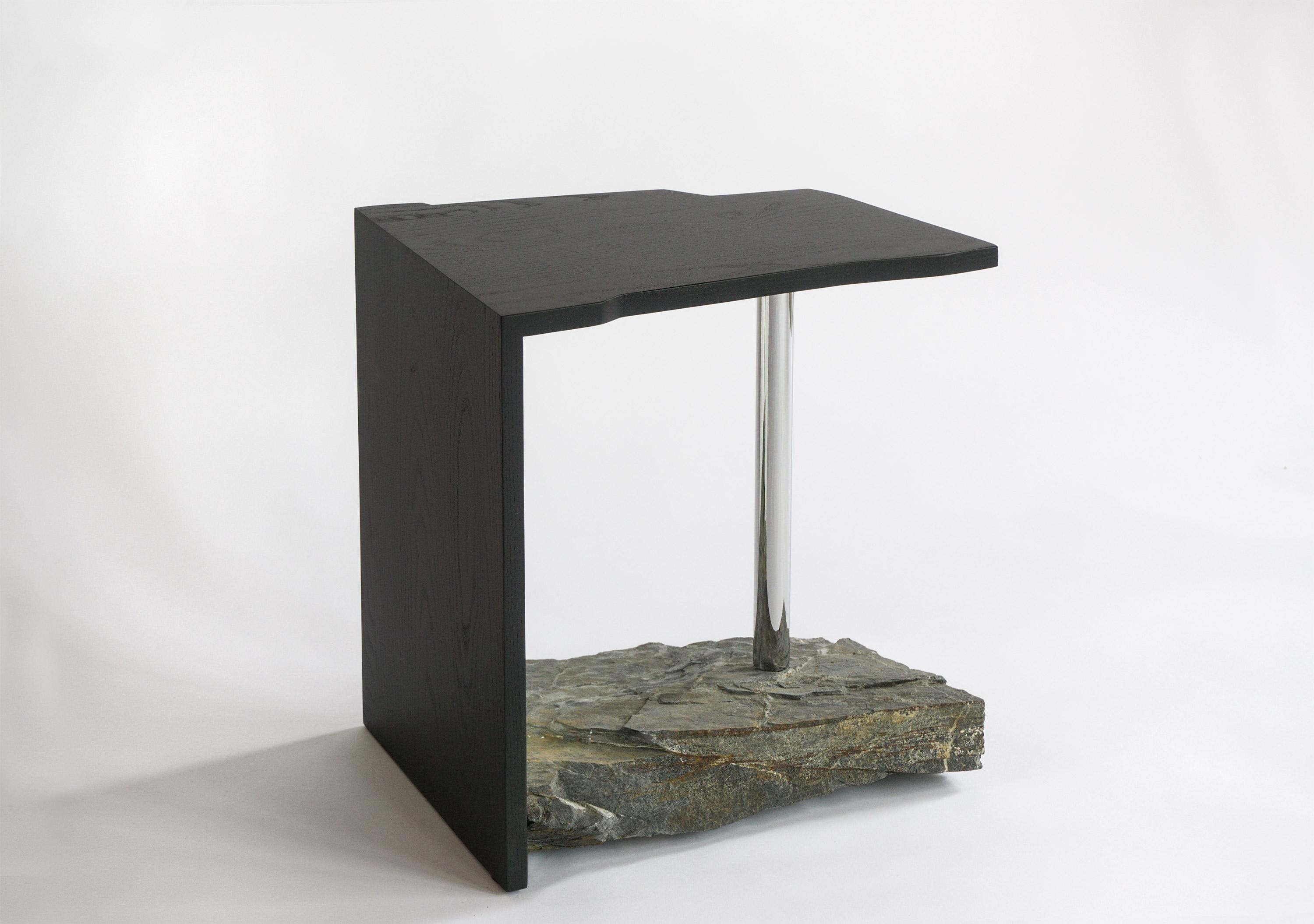 Canadian One-of-a-kind Missisquoi Side Table (№ 11) by Simon Johns For Sale