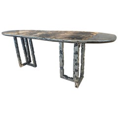 One of a Kind Silver Surfer Convertible Desk and Coffee Table