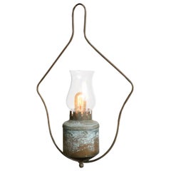 Antique One-of-a-Kind Single Light Hall Lantern