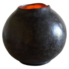 One Of a Kind Sol Diadem Round Lamp in Pigmented Cement by Studio Noon
