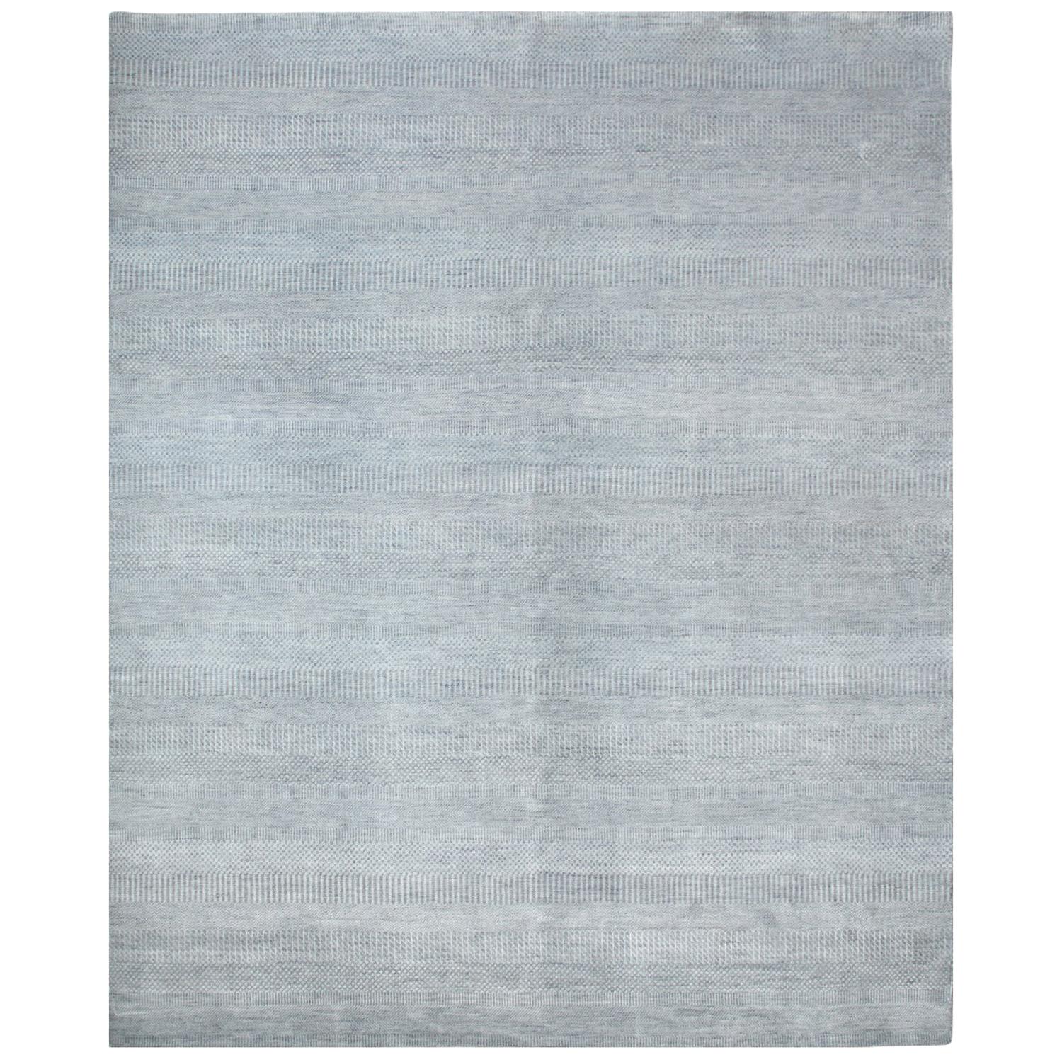 Key 2 Rug Hand Tufted in Wool and Viscose Blend For Sale at 1stDibs