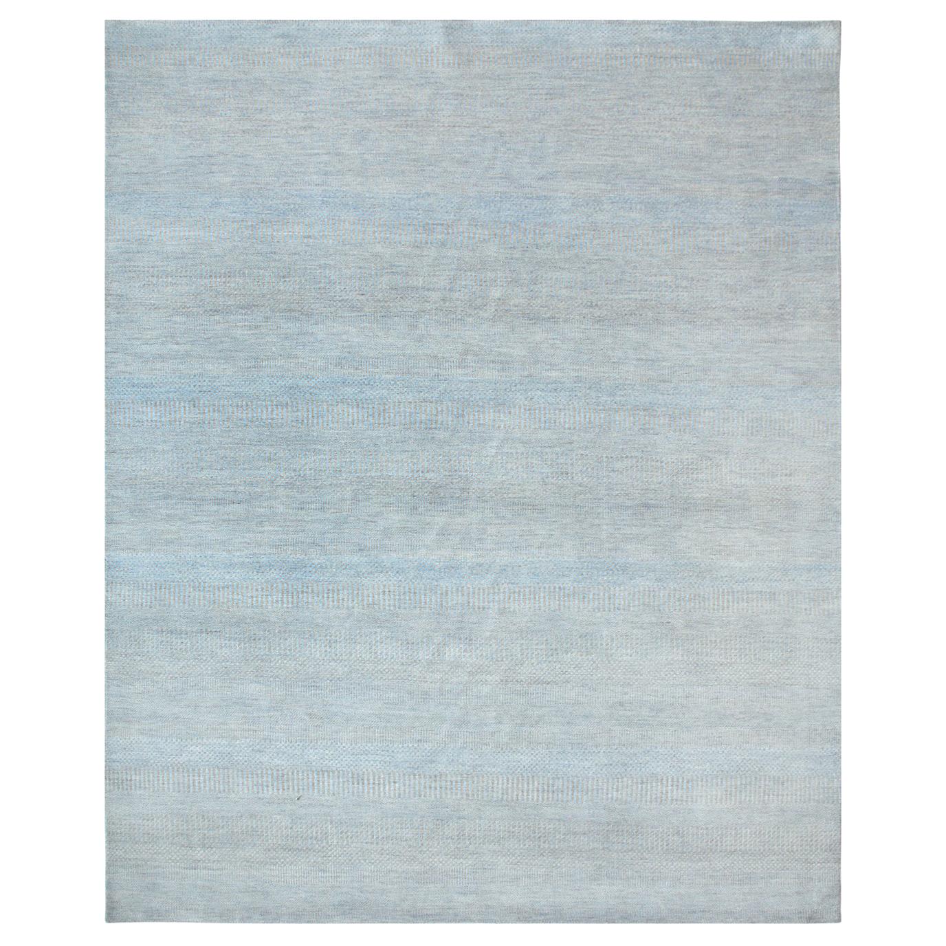 Key 2 Rug Hand Tufted in Wool and Viscose Blend For Sale at 1stDibs