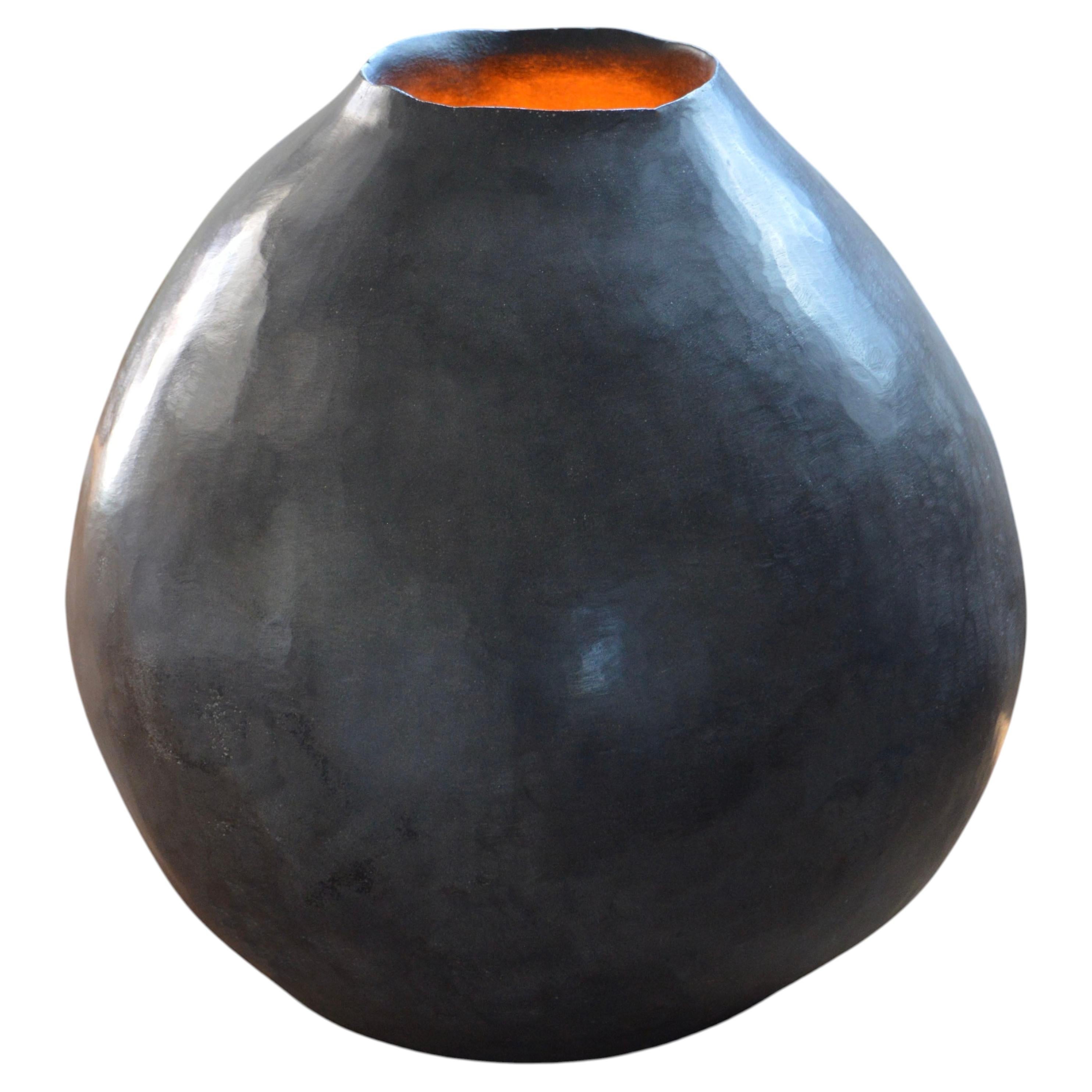 One Of a Kind Sorbere Round Lamp in Pigmented Cement by Studio Noon For Sale