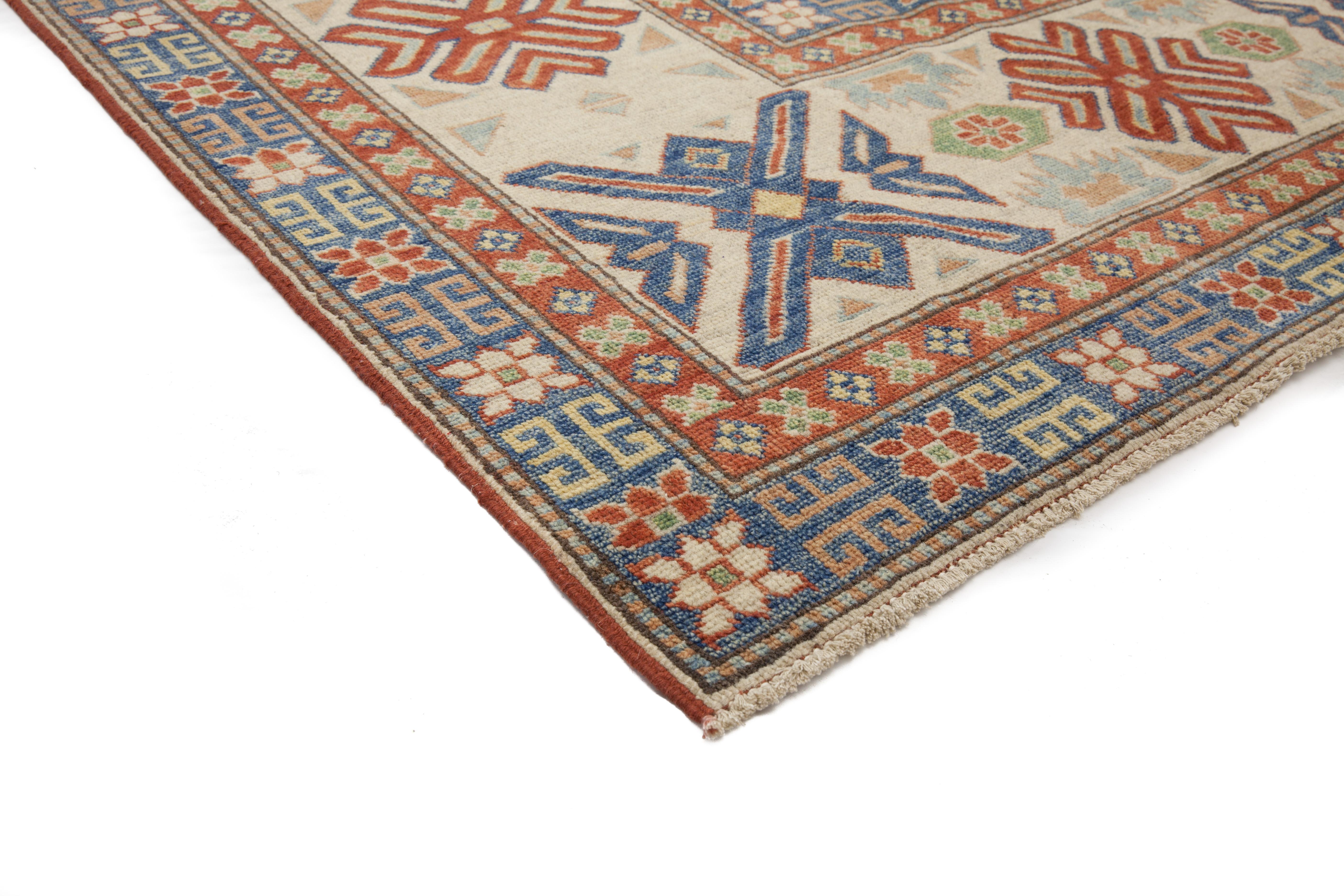 Color: Red, made in: Pakistan. 100% wool. With their earthy palettes and geometric patterns, the hand knotted rugs of the Southwestern collection make beautiful additions to rustic and lodge-style rooms. At the same time, they contribute a sense of