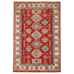 One-of-a-Kind Southwestern Wool Hand Knotted Area Rug, Carnelian