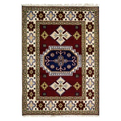 One-of-a-Kind Southwestern Wool Hand Knotted Area Rug, Cinnamon