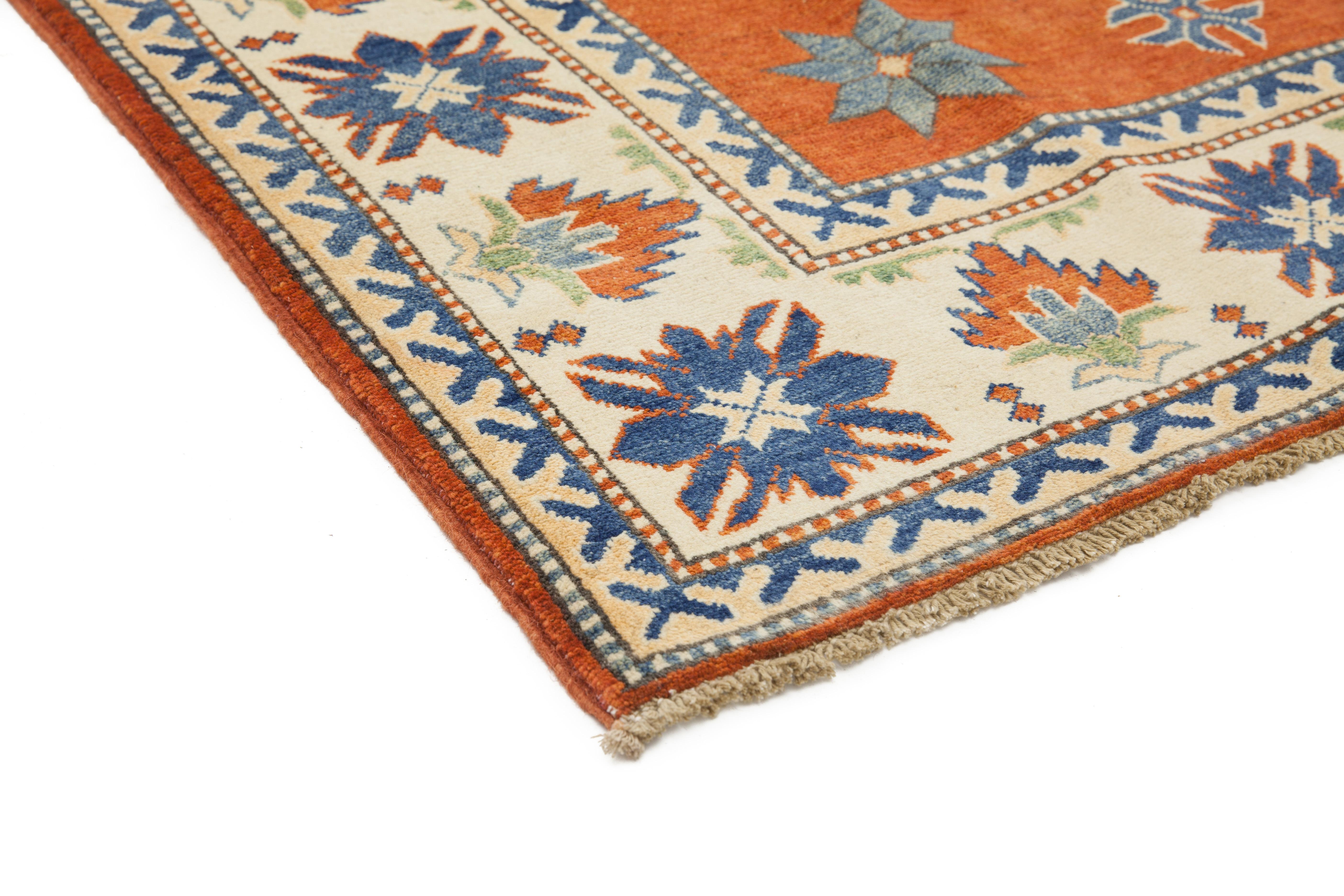 Color: Brown - Made In: Pakistan. 100% Wool. With their earthy palettes and geometric patterns, the hand-knotted rugs of the Southwestern collection make beautiful additions to rustic and lodge-style rooms. At the same time, they contribute a sense