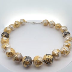 One-Of-A-Kind Sterling Silver Globe Choker Necklace