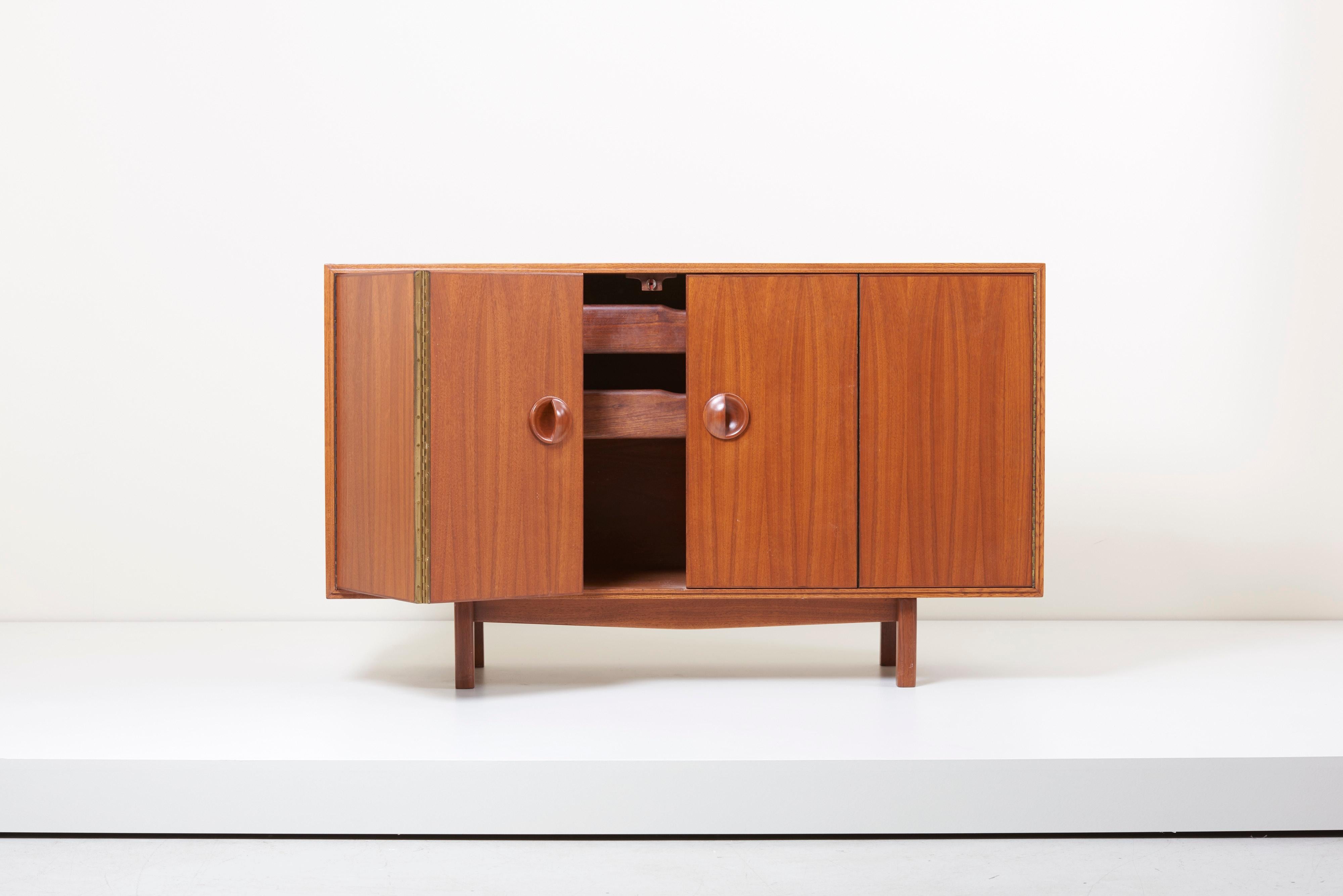 American Craftsman One of a Kind Studio Sideboard or Cabinet by John Kapel Studio, US, 1960s For Sale