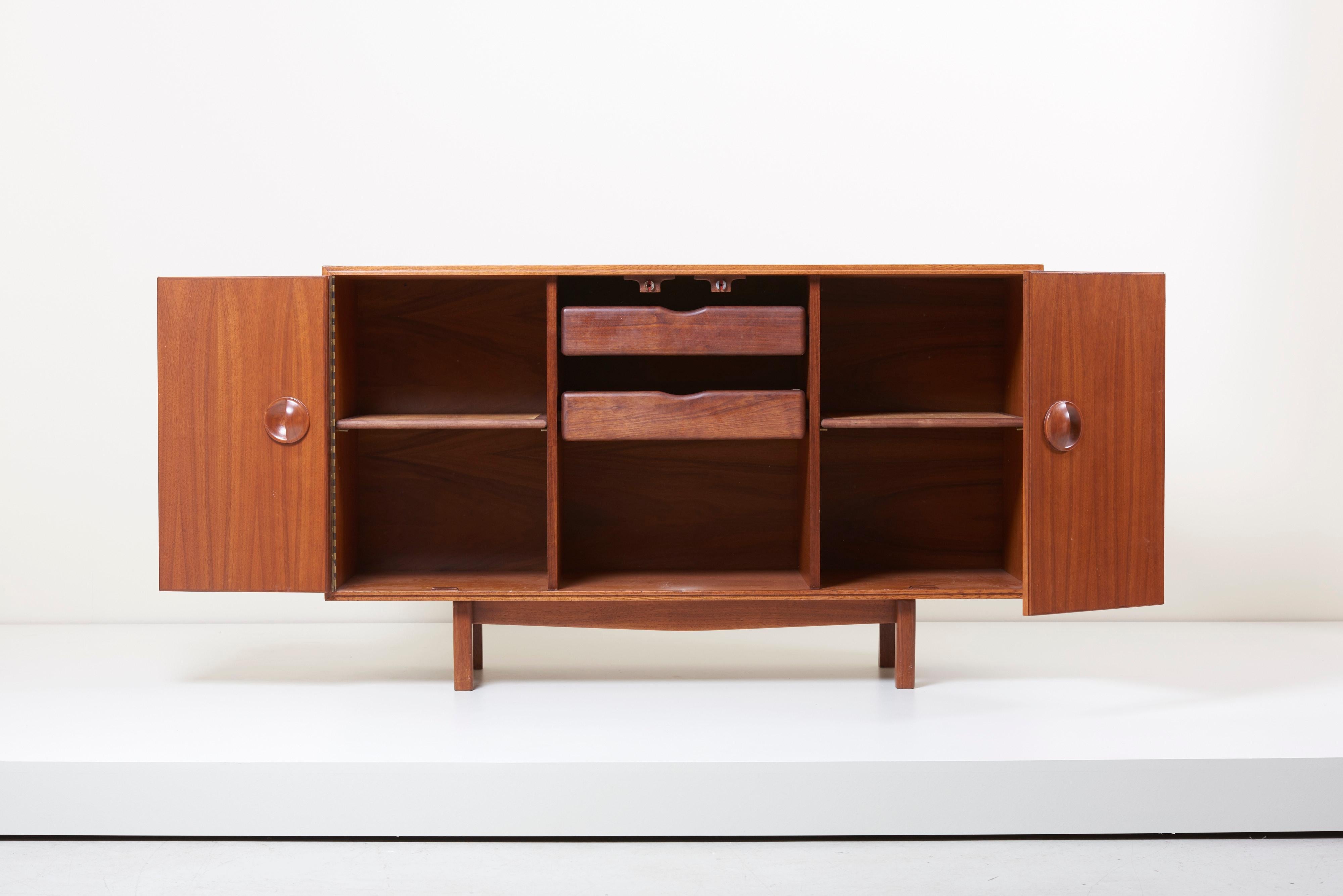 Woodwork One of a Kind Studio Sideboard or Cabinet by John Kapel Studio, US, 1960s For Sale