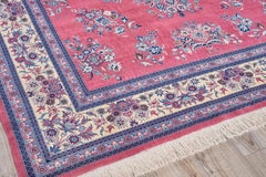 ONE-OF-A-KIND Super Fine Antique Weave Hand Knotted Pink Rug - 8'3 "x10'2"