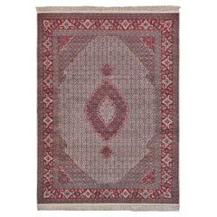ONE-OF-A-KIND Super Fine Tabriz Hand Knotted Red/Red Rug - 9'3"x12'2"