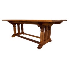 One of a Kind Swiss French Walnut Dining Table