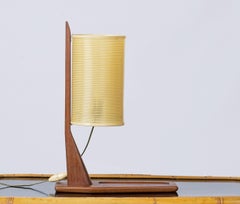 Lampe de bureau rotaflex attribuée à Rispal, France, années 1960
