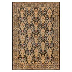ONE-OF-A-KIND Tibetan Weave Collection Hand Knotted Gold Rug - 10'x14'