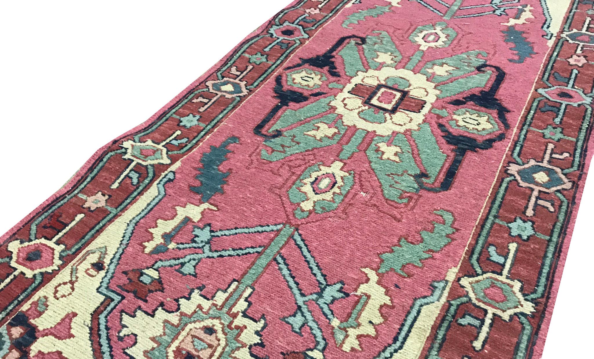 Based on authentic Oriental designs and using only the finest of wool's, these handwoven rugs are truly timeless classics. These traditional styles reflect the Classic patterns that have created the most beautiful of decors over the centuries. Size: