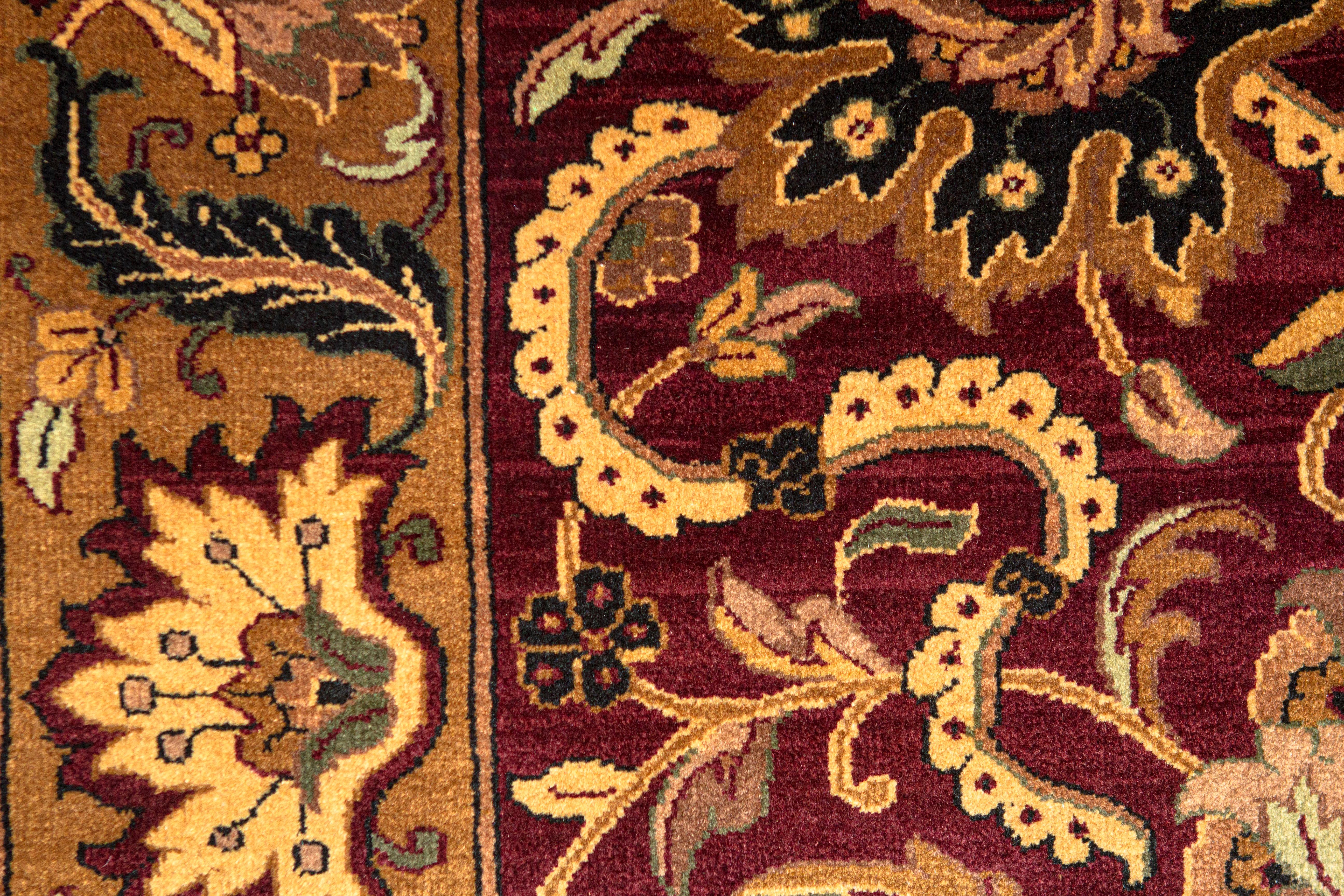 The inspiration for this collection comes from 16th century Indian carpet weavers, who created the most beautiful carpets for the Royal Courts of the Mogul Emperors. Based on authentic Oriental designs and handwoven in the traditional style.