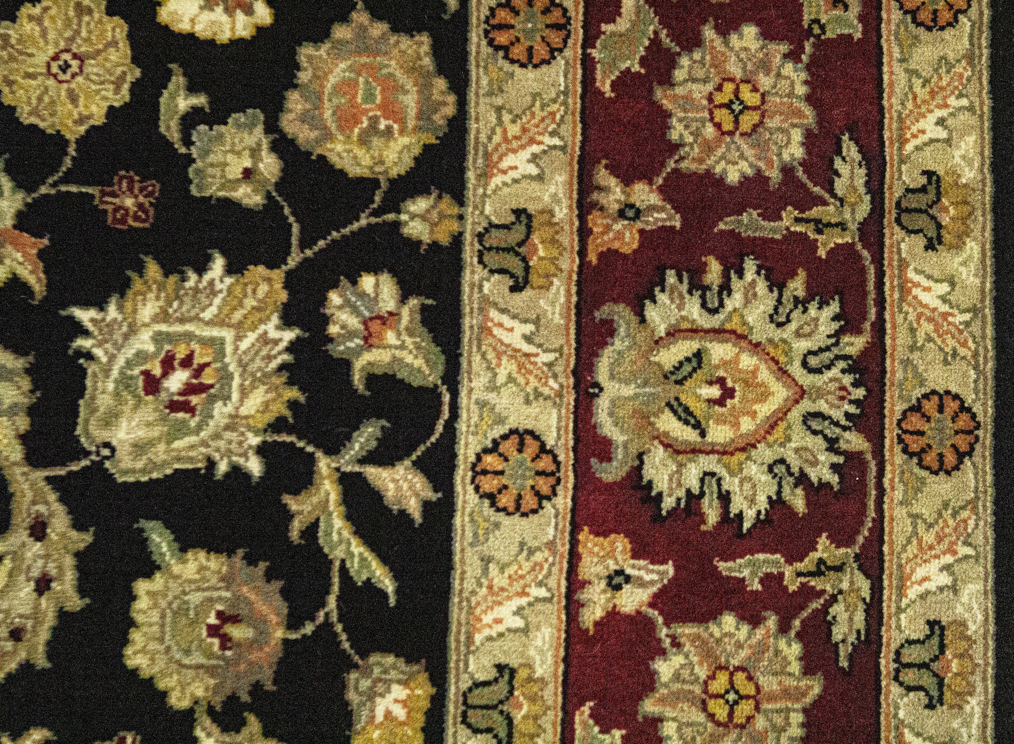 Traditioneller handgewebter luxuriöser Kashan-Wollteppich (21. Jahrhundert und zeitgenössisch) im Angebot